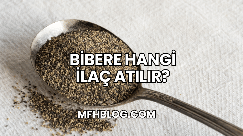 Bibere Hangi İlaç Atılır?