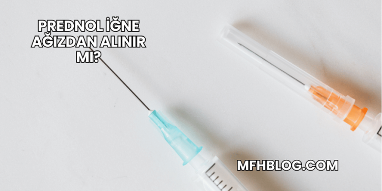Prednol İğne Ağızdan Alınır mı?