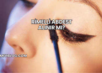 Rimelli Abdest Alınır mı?