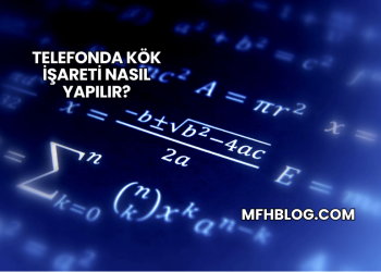 Telefonda Kök İşareti Nasıl Yapılır?