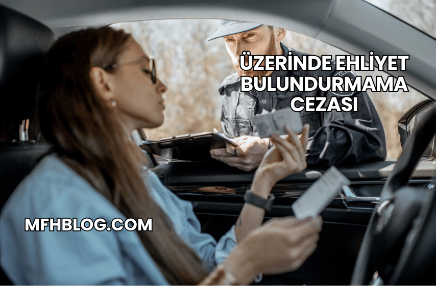 Üzerinde Ehliyet Bulundurmama Cezası