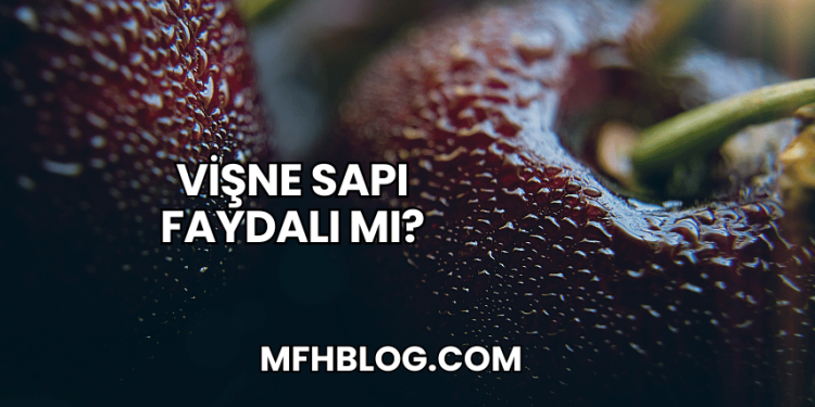 Vişne Sapı Faydalı mı?