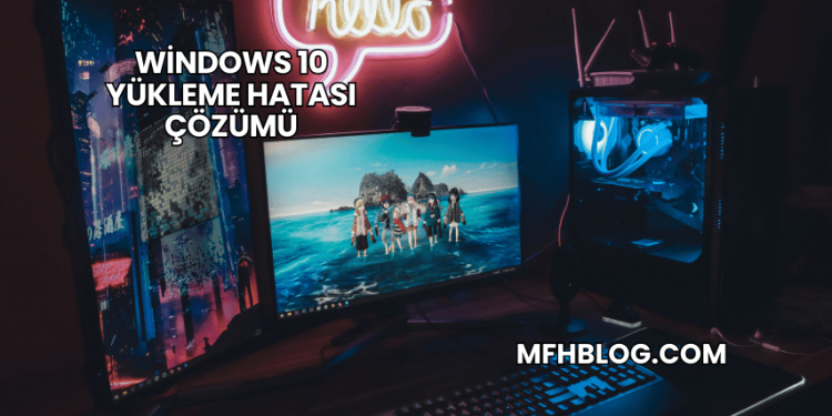 Windows 10 Yükleme Hatası Çözümü