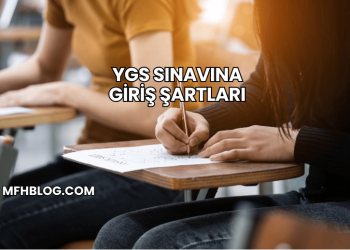 YGS Sınavına Giriş Şartları