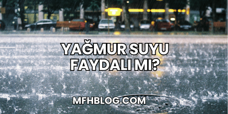 Yağmur Suyu Faydalı mı?