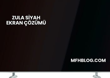 Zula Siyah Ekran Çözümü