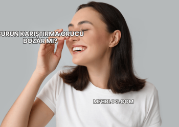 Burun Karıştırma Orucu Bozar mı?