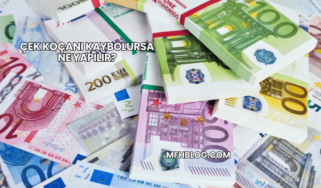 Çek Koçanı Kaybolursa Ne Yapılır?