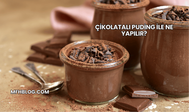 Çikolatalı Puding ile Ne Yapılır?