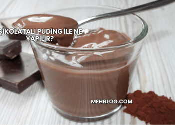 Çikolatalı Puding ile Ne Yapılır?