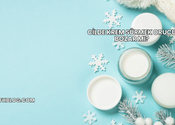 Cilde Krem Sürmek Orucu Bozar mı?