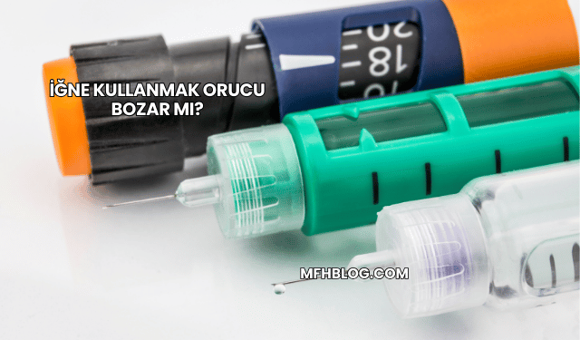 İğne Kullanmak Orucu Bozar mı?