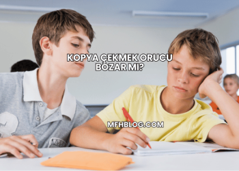 Kopya Çekmek Orucu Bozar mı?