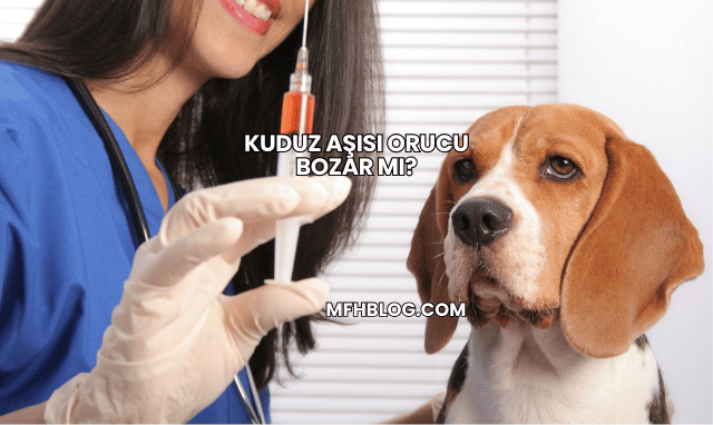 Kuduz Aşısı Orucu Bozar mı?