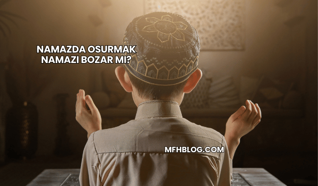 Namazda Osurmak Namazı Bozar mı?