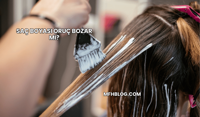 Saç Boyası Oruç Bozar mı?