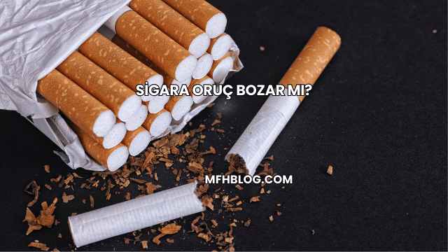 Sigara Oruç Bozar mı?