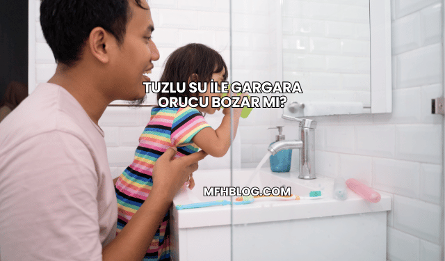 Tuzlu Su ile Gargara Orucu Bozar mı?