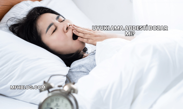 Uyuklama Abdesti Bozar mı?