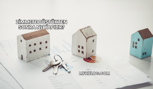 Zimmete Düştükten Sonra Ne Yapılır?