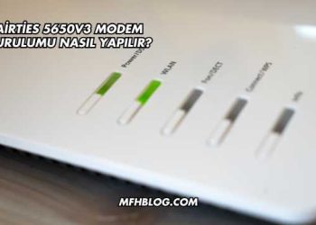 Airties 5650V3 Modem Kurulumu Nasıl Yapılır?