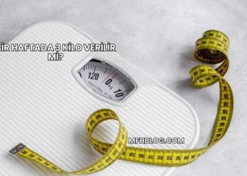 Bir Haftada 3 Kilo Verilir mi?