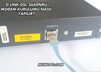 D Link Dsl 2640NRU Modem Kurulumu Nasıl Yapılır?