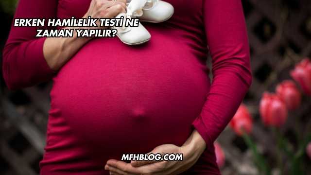Erken Hamilelik Testi Ne Zaman Yapılır?