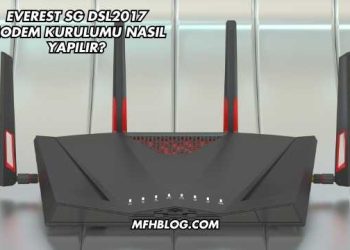 Everest SG DSL2017 Modem Kurulumu Nasıl Yapılır?