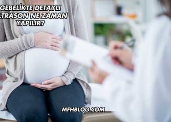 Gebelikte Detaylı Ultrason Ne Zaman Yapılır?