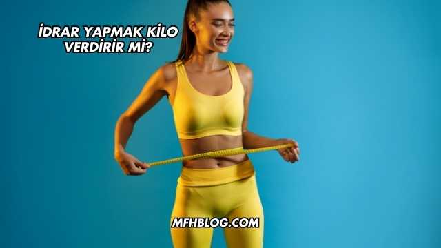 İdrar Yapmak Kilo Verdirir mi?