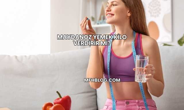 Maydanoz Yemek Kilo Verdirir mi?