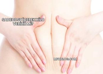 Sadece Su İçerek Kilo Verilir mi?