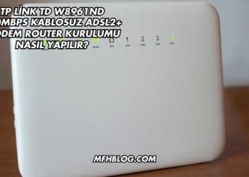 Tp Link Td W8961ND 300Mbps Kablosuz Adsl2+ Modem Router Kurulumu Nasıl Yapılır?
