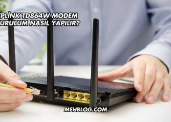 Tplink Td864W Modem Kurulum Nasıl Yapılır?