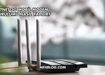 Ttnet 3G Mobil Modem Kurulumu Nasıl Yapılır?