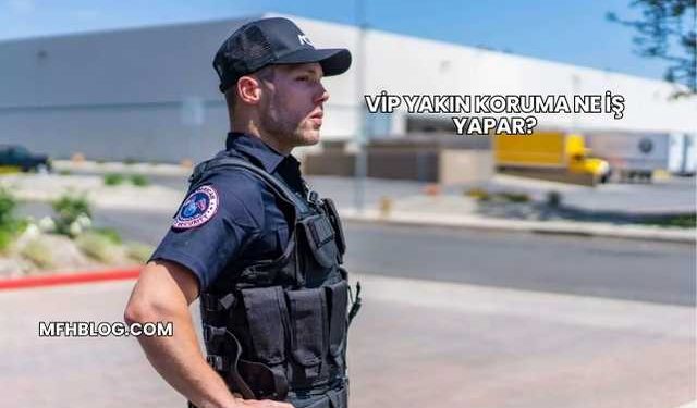 VİP Yakın Koruma Ne İş Yapar?
