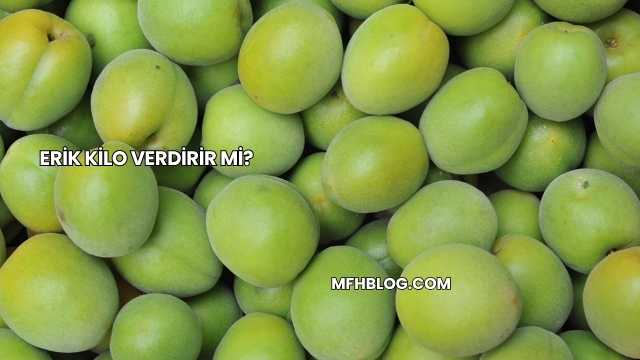 Erik Kilo Verdirir mi?