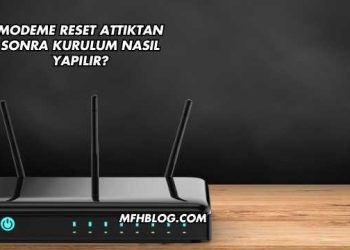 Modeme Reset Attıktan Sonra Kurulum Nasıl Yapılır?