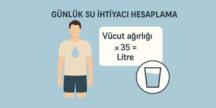 Günlük Su İhtiyacı Hesaplama
