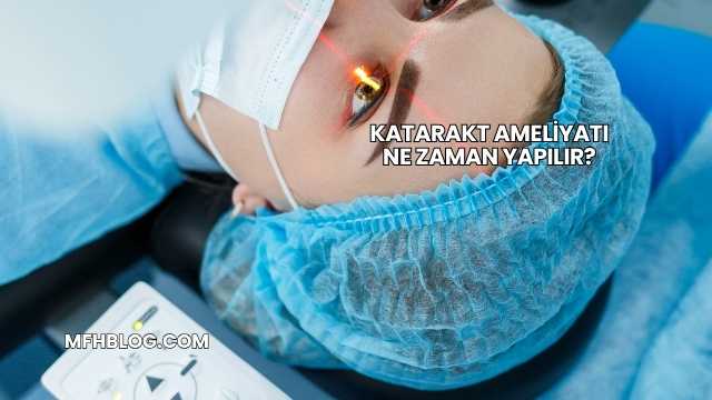 Katarakt Ameliyatı Ne Zaman Yapılır?