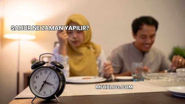 Sahur Ne Zaman Yapılır?