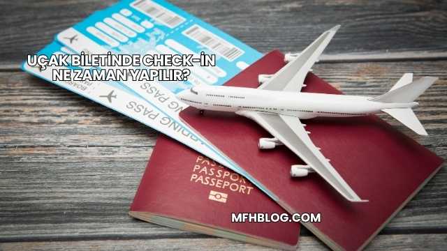 Uçak Biletinde Check-in Ne Zaman Yapılır?
