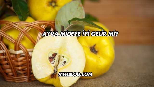 Ayva Mideye İyi Gelir mi?