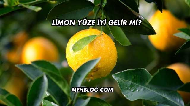 Limon Yüze İyi Gelir mi?