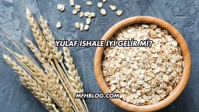 Yulaf İshale İyi Gelir mi?
